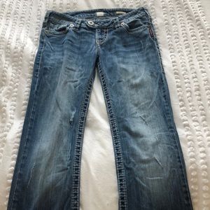 Women’s Silver Jeans. W:27 and L:33. Boot cut.